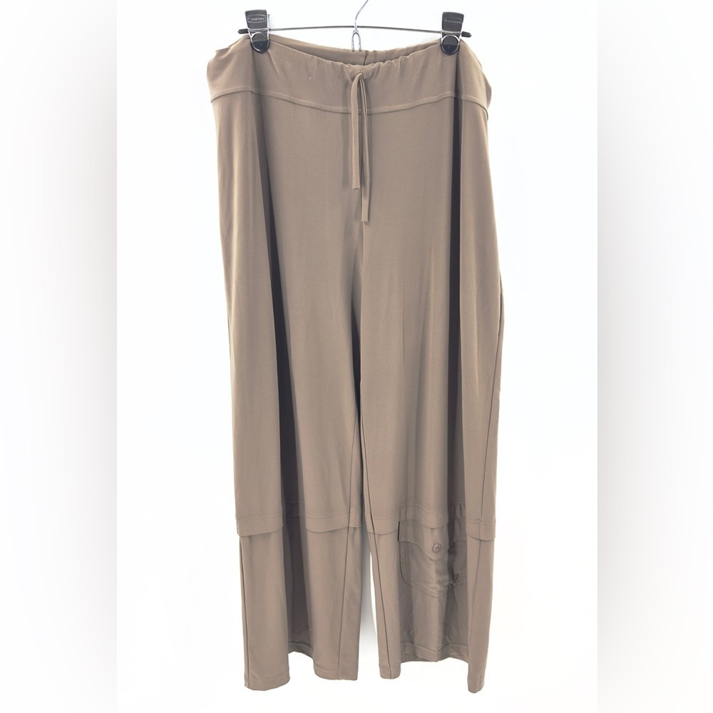 Sympli Canada High Rise Wide Leg Pants Womens 16 Pull On Soft Stretch Lagenlook